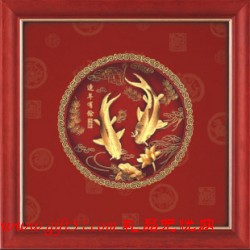 年年有余金箔紀念品