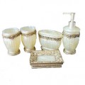歐式風格樹脂衛浴五件套