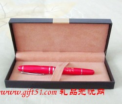 商務(wù)禮品 紅瓷簽字筆 送老師客戶(hù)