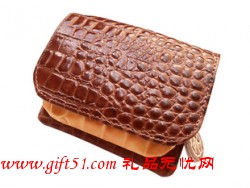 壓花牛皮零鈔包