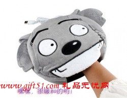 灰太狼USB暖手鼠標墊