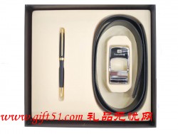商務2件套筆+腰帶