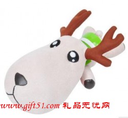 汽車擺件 一鹿平安 竹炭包