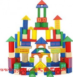 開發(fā)智力兒童木質(zhì)積木玩具