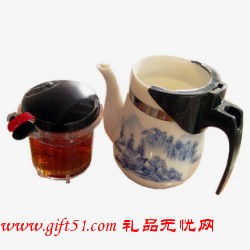 釉下彩陶瓷飄逸杯