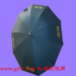 直桿銀膠廣告傘