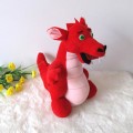 毛絨玩具 紅龍公仔