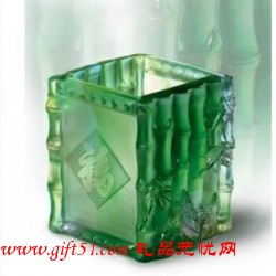 祝福筆筒 竹子節節高 商務禮品定制