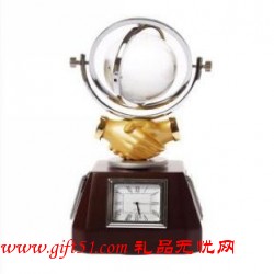 時來運轉水晶地球儀商務定制 會議禮品