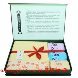 竹纖維毛巾浴巾禮盒裝定制 節日禮品