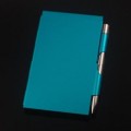 彩色鋁制帶筆記事本,工作手冊定制