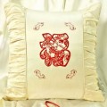 中國風迎福,平安抱枕定制