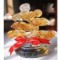 琉璃擺件發財樹,招財樹,搖錢樹定制
