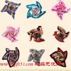 廣州五彩絲巾定制