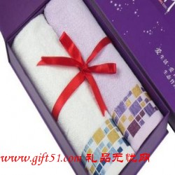 竹纖維生態毛巾禮盒定制 商務禮品 會議禮品