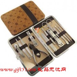 專業美甲工具,指甲刀修腳刀套裝定做,商務男士禮品