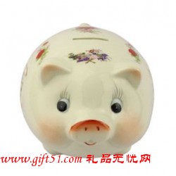 可愛小豬儲(chǔ)蓄罐,存錢罐定制 小禮品定做