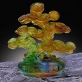琉璃招財(cái)樹擺件定制