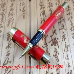 中國紅瓷商務禮品筆
