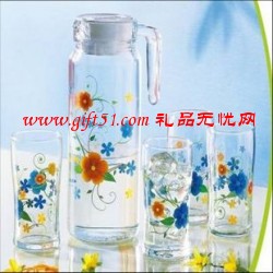田園時光五件套/玻璃壺杯子套裝