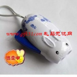 兔子造型自發手壓手電筒/卡通手電筒