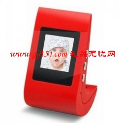 紅色時尚搖擺數碼相框定制,禮品相框定做