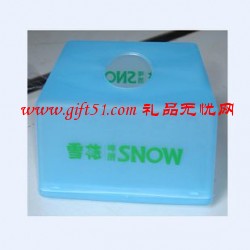 長方形廣告紙巾盒|紙巾抽定制,塑料紙巾筒定做