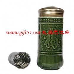 銅浮保溫杯,養生杯定制批發