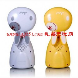 好運音樂兔觸控節能臺燈定做,兔子臺燈定制