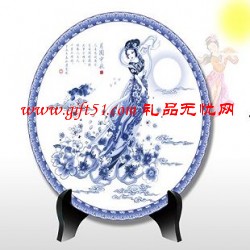 嫦娥月圓中秋圓盤定制 中秋節禮品