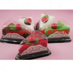 創意蛋糕毛巾 廣告促銷三明治毛巾定做