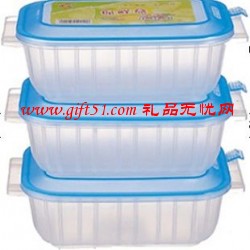 藍色蓋子保鮮盒定做