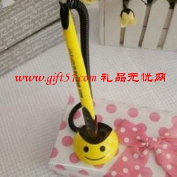 微笑服務臺筆定制 銀行專用臺筆定做