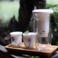 魚悅白瓷茶具套裝