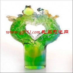 琉璃百業興旺擺件