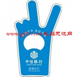 勝利手勢廣告開瓶器