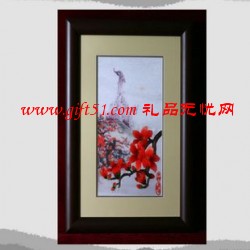 廣州五羊紅棉繡商務禮品