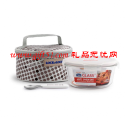 樂(lè)扣耐熱玻璃保鮮盒提袋組合