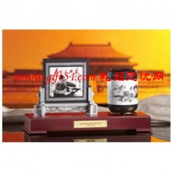 為人民服務(wù)文具臺套裝定制