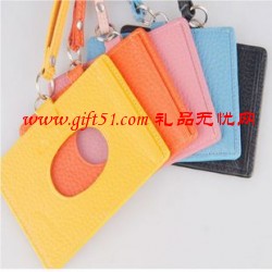 皮質帶繩子胸卡套