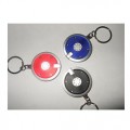 圓形廣告鑰匙扣燈