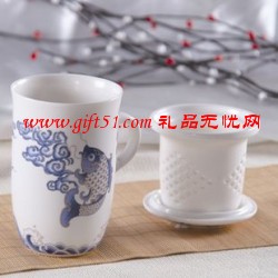 負(fù)離子龍鯉淑女杯|玉瓷杯
