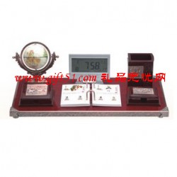 高檔商務辦公紅木臺歷座