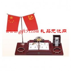 2014年高檔雙面旗紅木臺歷架