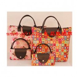 手提式花點折疊環保布袋/購物袋