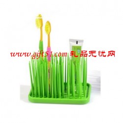 多功能草坪牙刷架