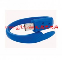個性創意塑膠手腕U盤 DIY廣告U盤