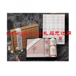 千年竹竹纖維商務會議毛巾禮盒