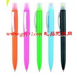 廣告三色熒光筆 廣告創意圓珠筆