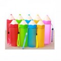 廣告鉛筆塑料隨手杯 時尚學(xué)生水杯